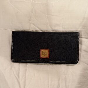 Dooney & Bourke Navy Leather Bifold wallet